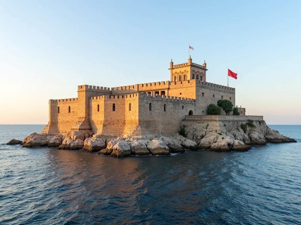 Bastione di Saint Remy, famoso monumento a Cagliari, Italia