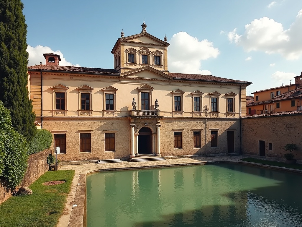 Palazzo dei Pio, famoso monumento a Carpi, Italia