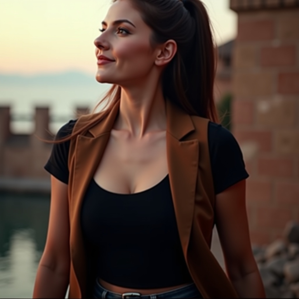 Giorgia visita Fortezza del Priamar a Savona per fidanzata sexy per il sesso virtuale