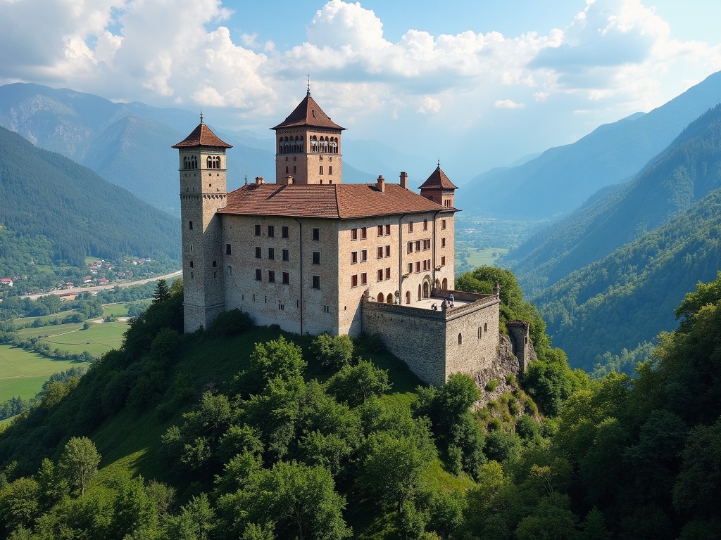 Castello del Buonconsiglio, famoso monumento a Trento, Italia