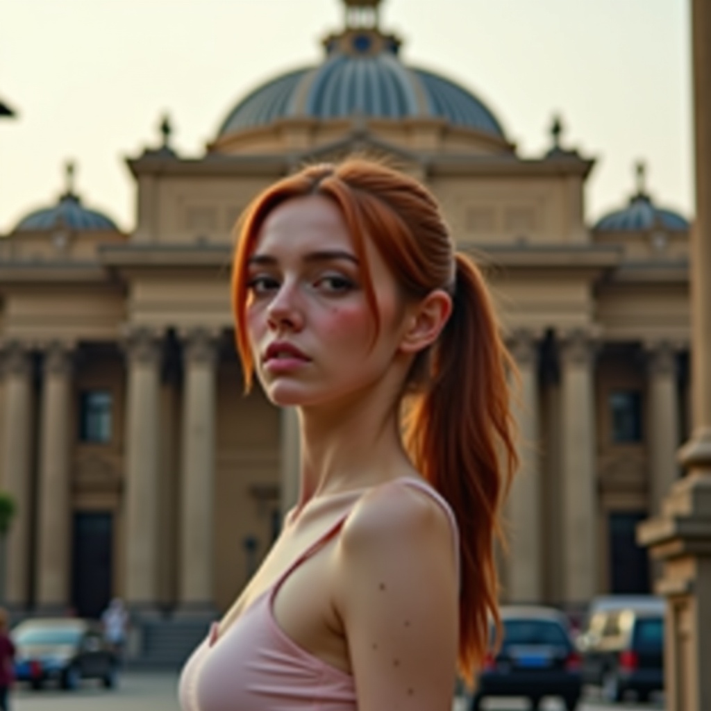 Martina visita Teatro Massimo a Palermo per chat erotica bollente con l'IA